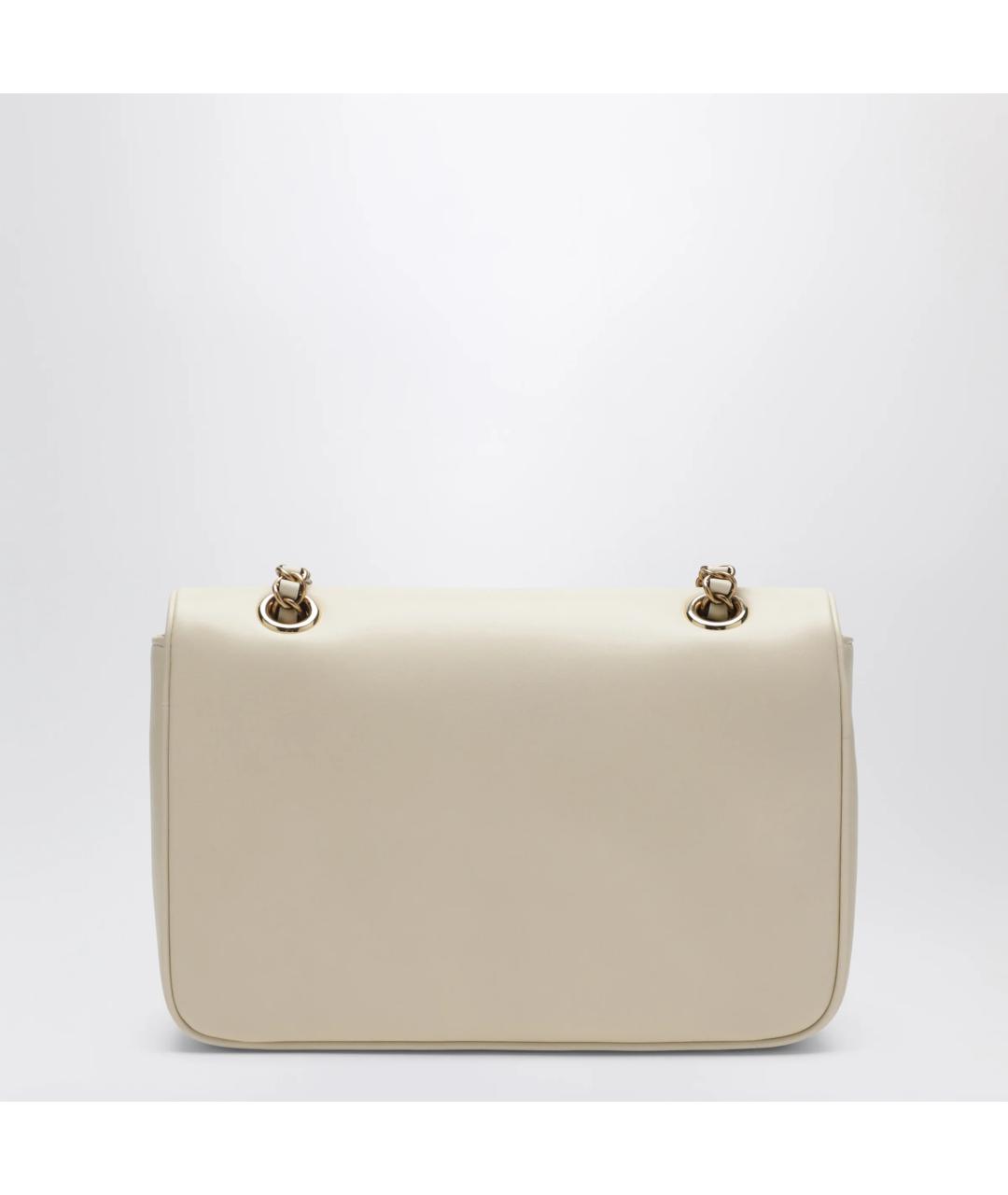 VALENTINO Белая кожаная сумка через плечо, фото 2