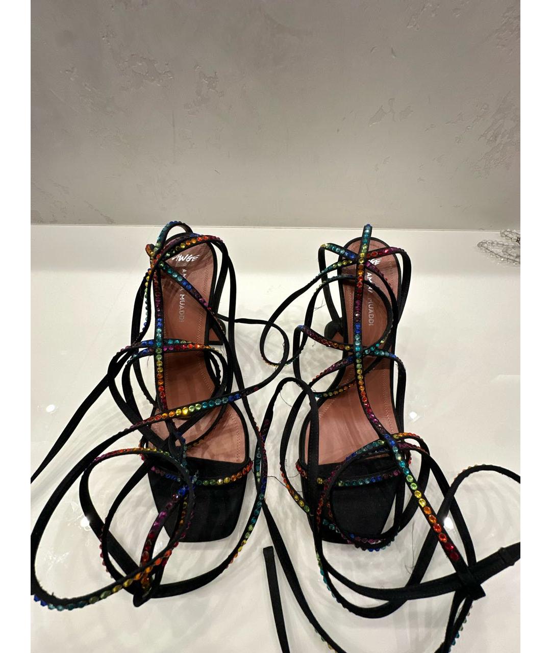 Amina Muaddi Неопреновые босоножки, фото 2