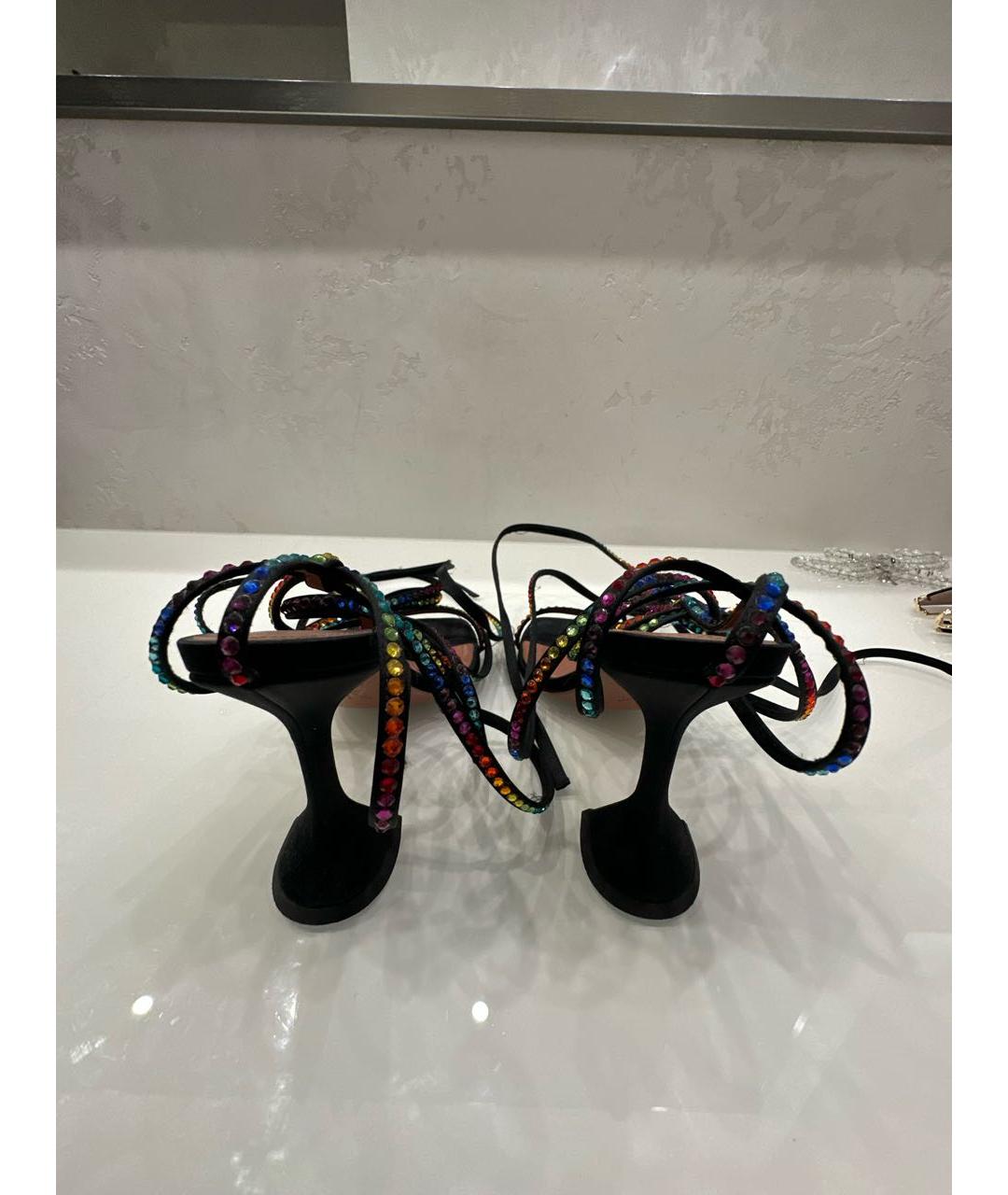 Amina Muaddi Неопреновые босоножки, фото 3