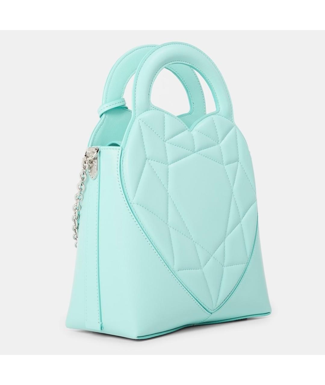 TIFFANY&CO Зеленая кожаная сумка тоут, фото 2