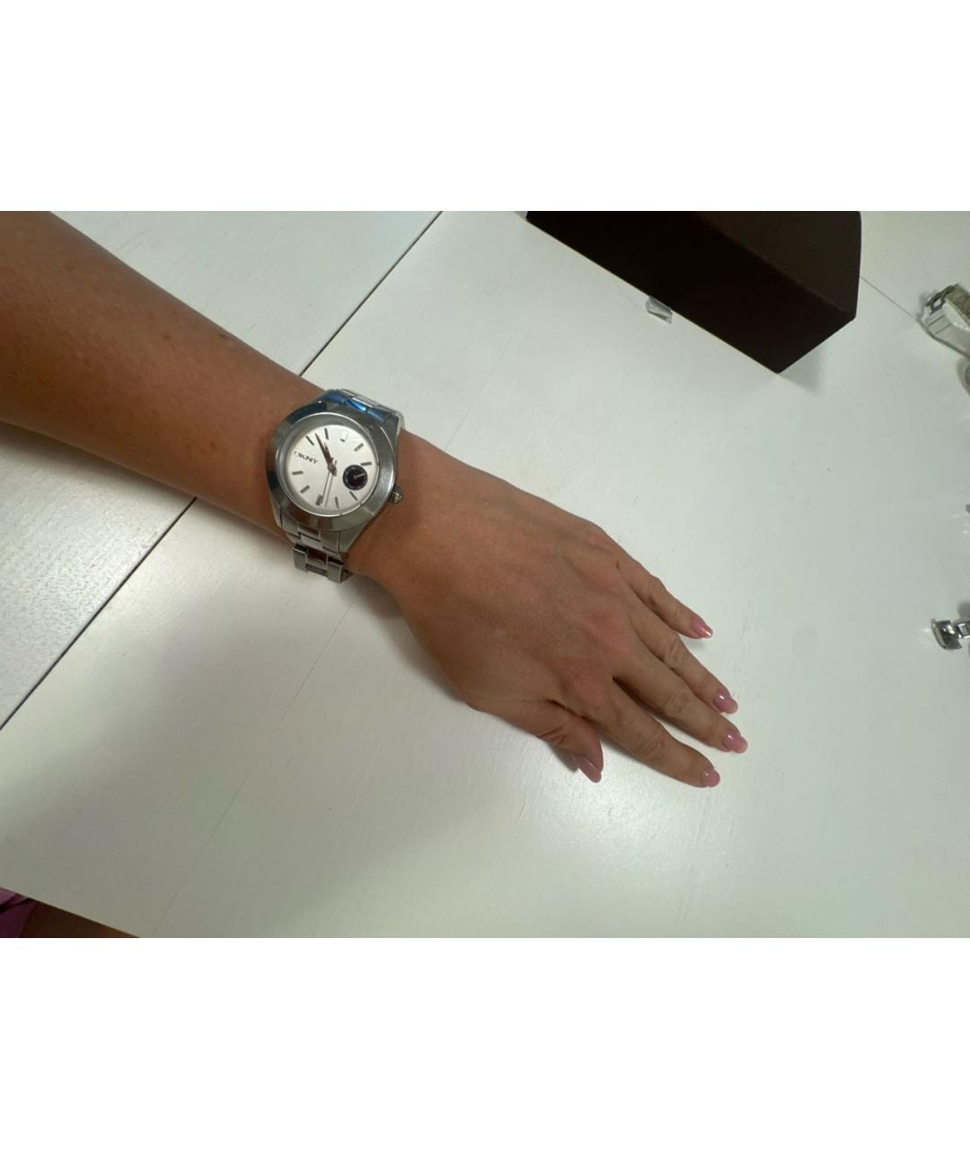 DKNY Серебряные с серебряным покрытием часы, фото 4