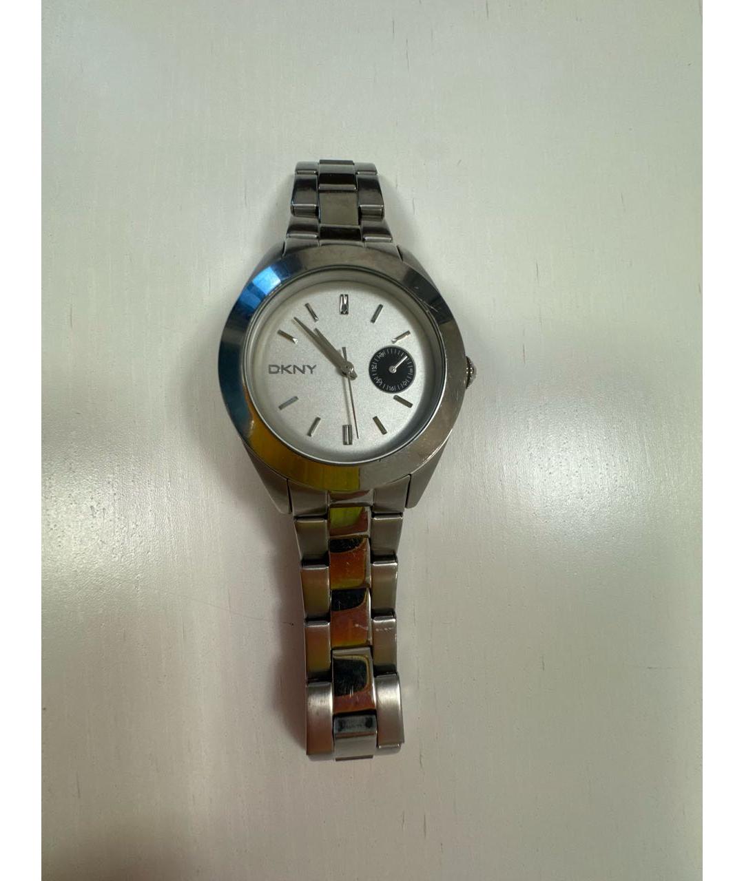 DKNY Серебряные с серебряным покрытием часы, фото 5