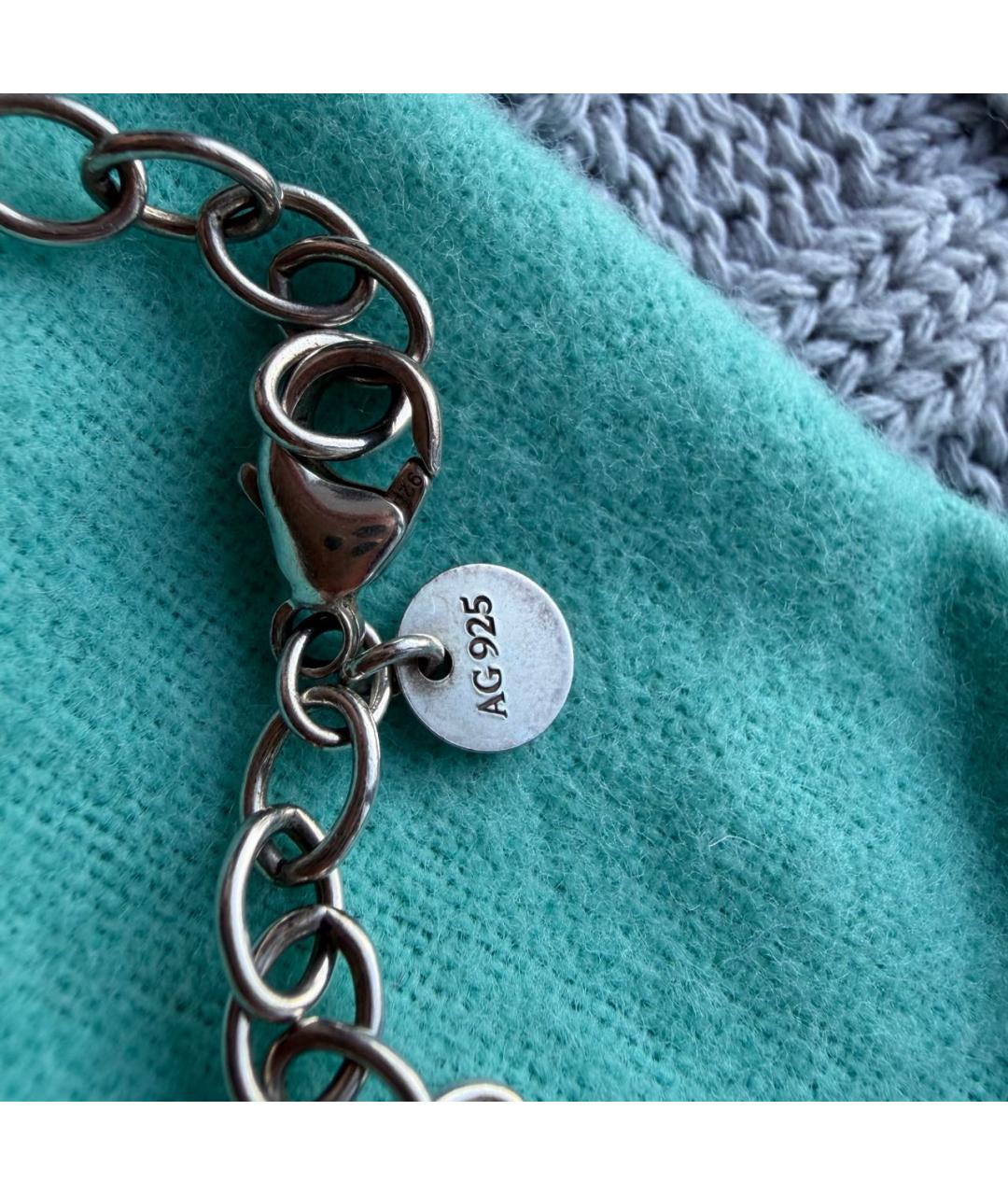 TIFFANY&CO Серебрянный серебряный браслет, фото 4