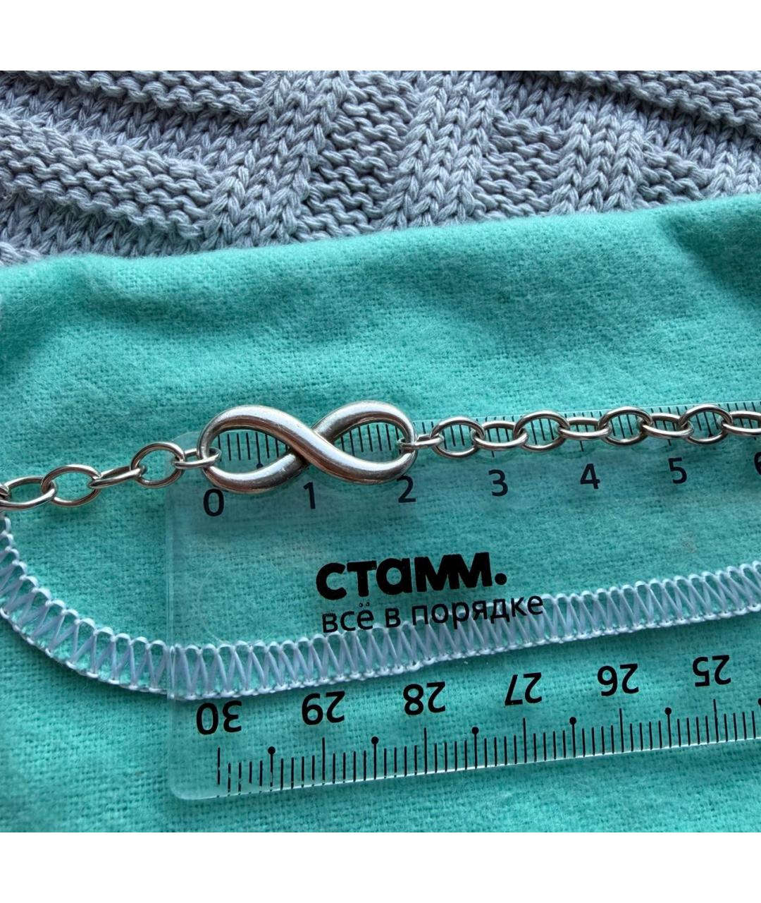 TIFFANY&CO Серебрянный серебряный браслет, фото 7