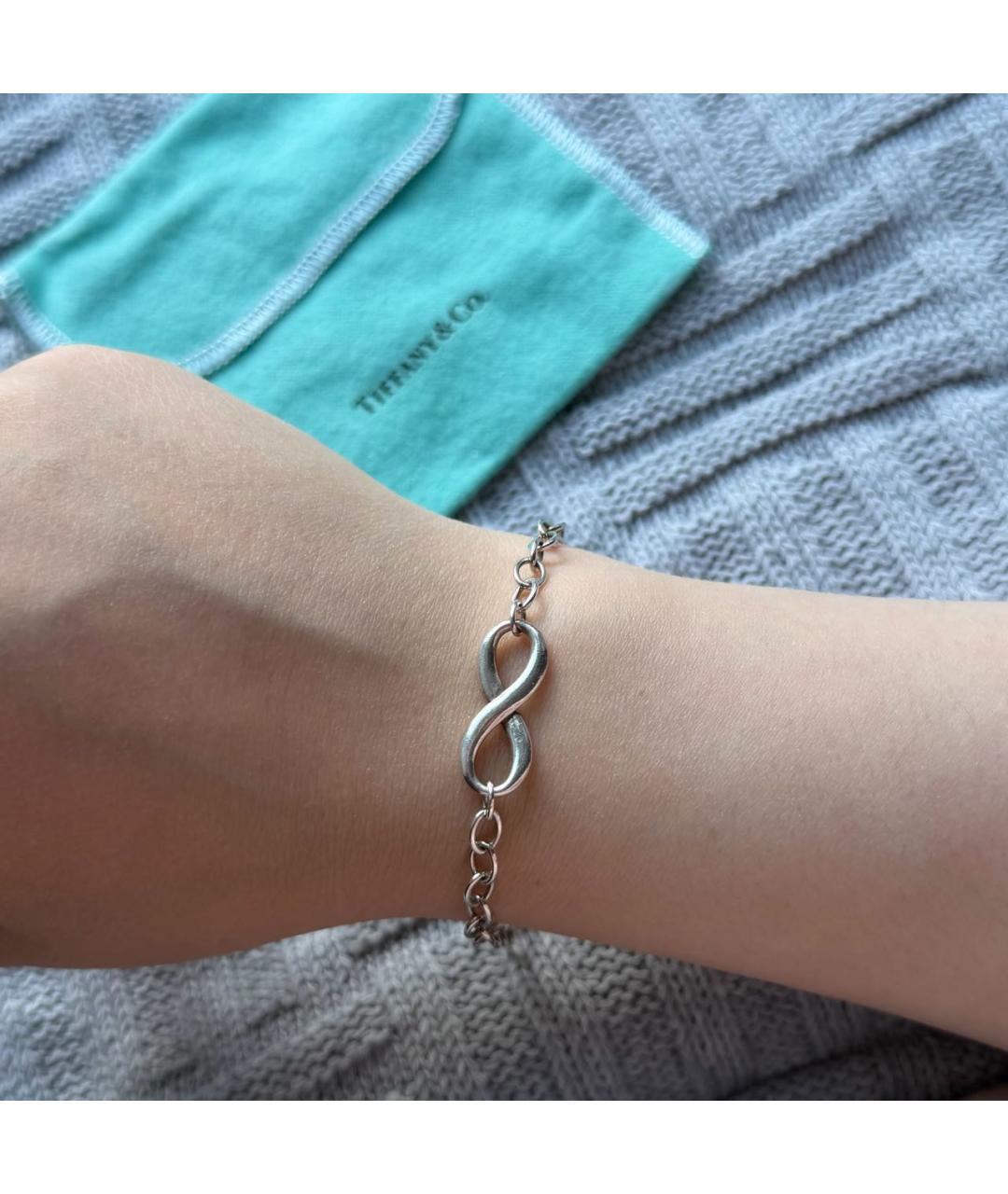 TIFFANY&CO Серебрянный серебряный браслет, фото 8