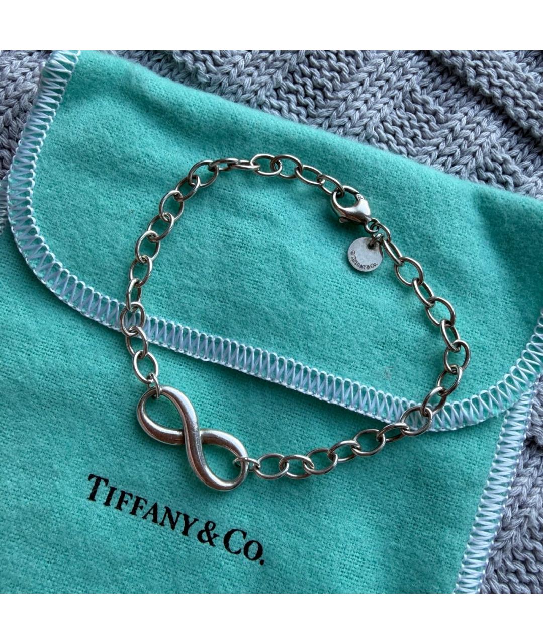 TIFFANY&CO Серебрянный серебряный браслет, фото 6
