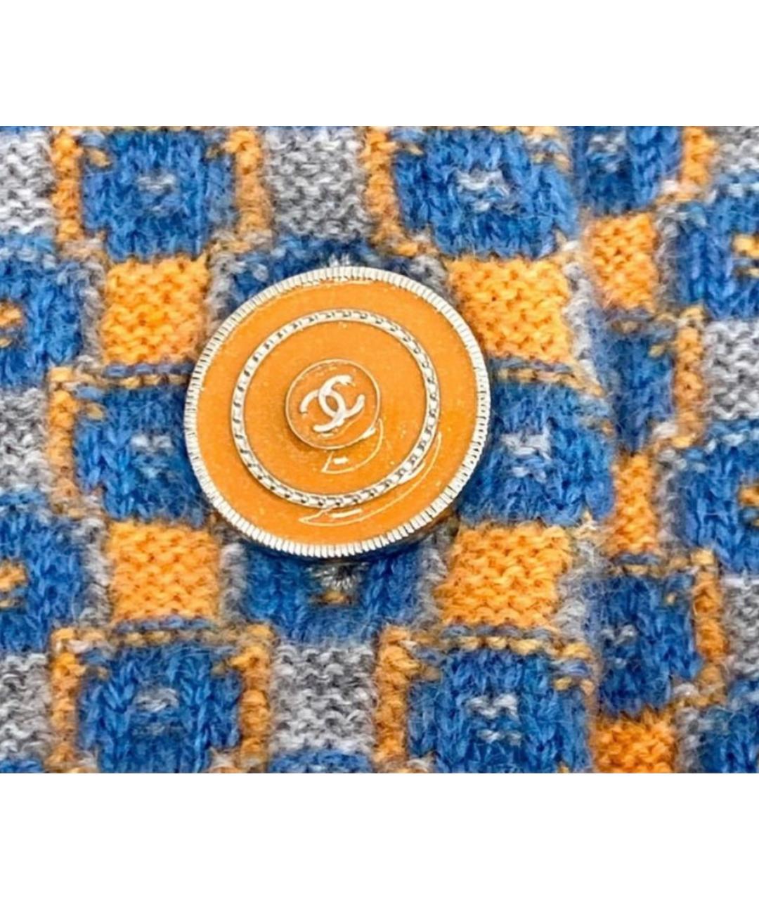 CHANEL Мульти кашемировый кардиган, фото 5