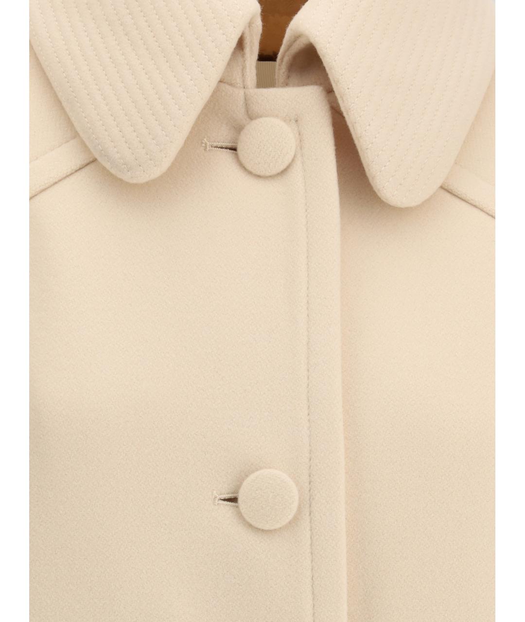VALENTINO Бежевое шерстяное пальто, фото 3