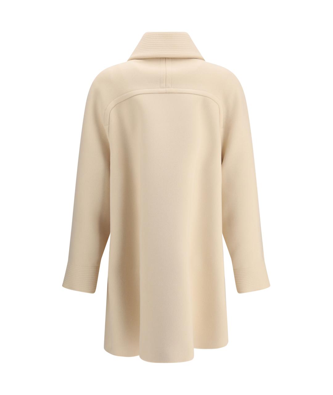 VALENTINO Бежевое шерстяное пальто, фото 2