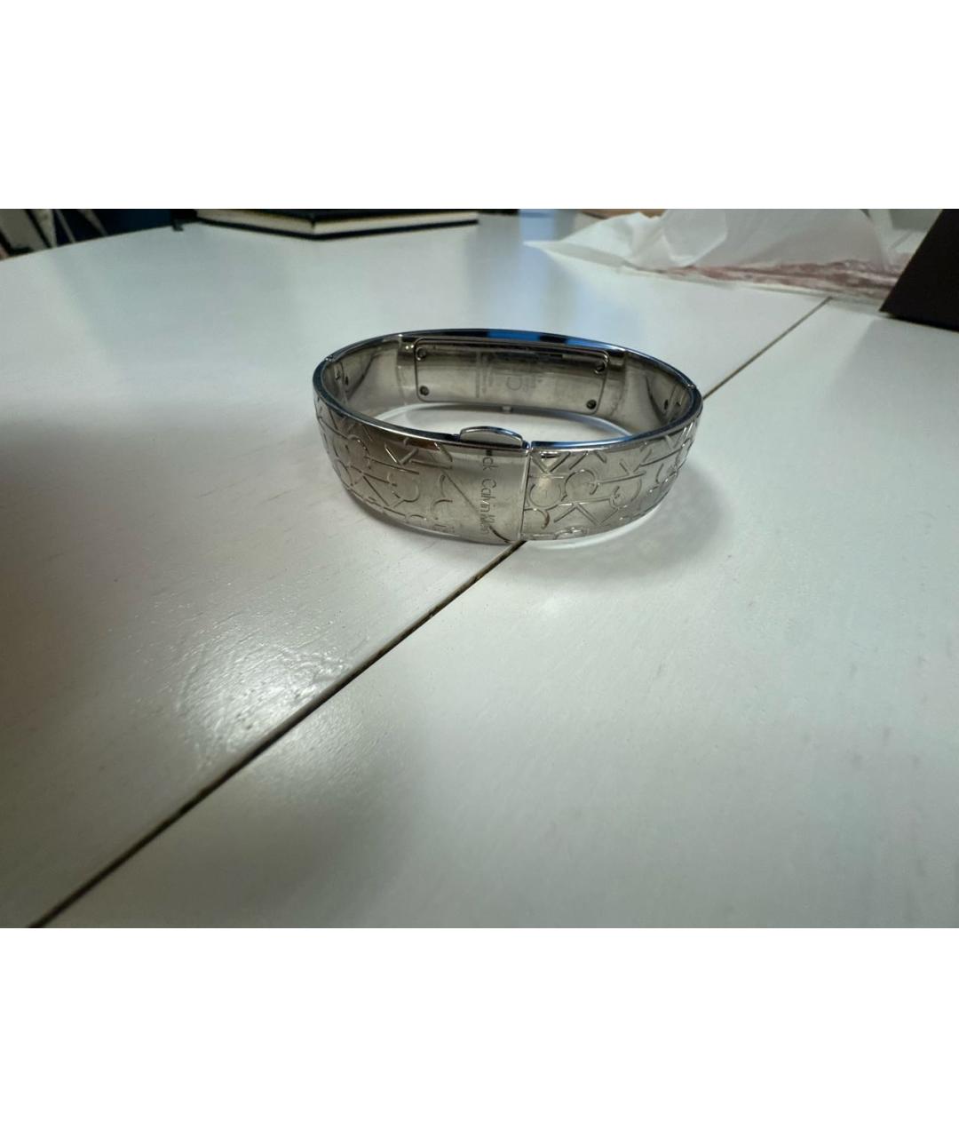 CALVIN KLEIN Серебряные металлические часы, фото 3