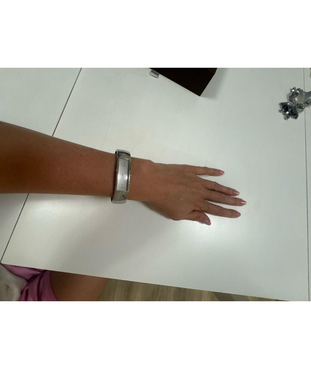 CALVIN KLEIN Серебряные металлические часы, фото 4