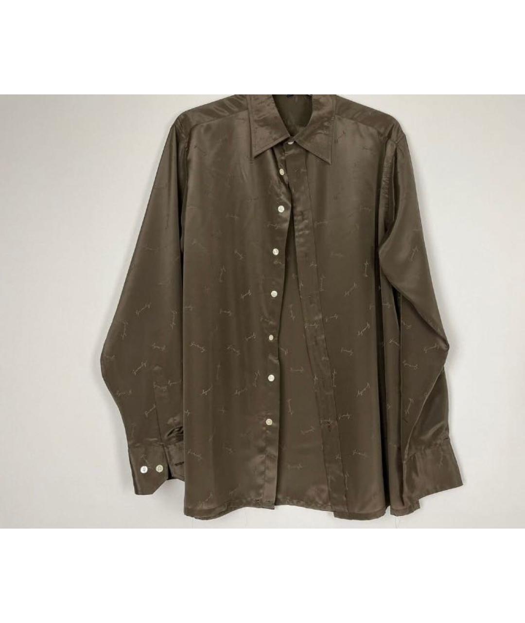 GIVENCHY Коричневая кэжуал рубашка, фото 2