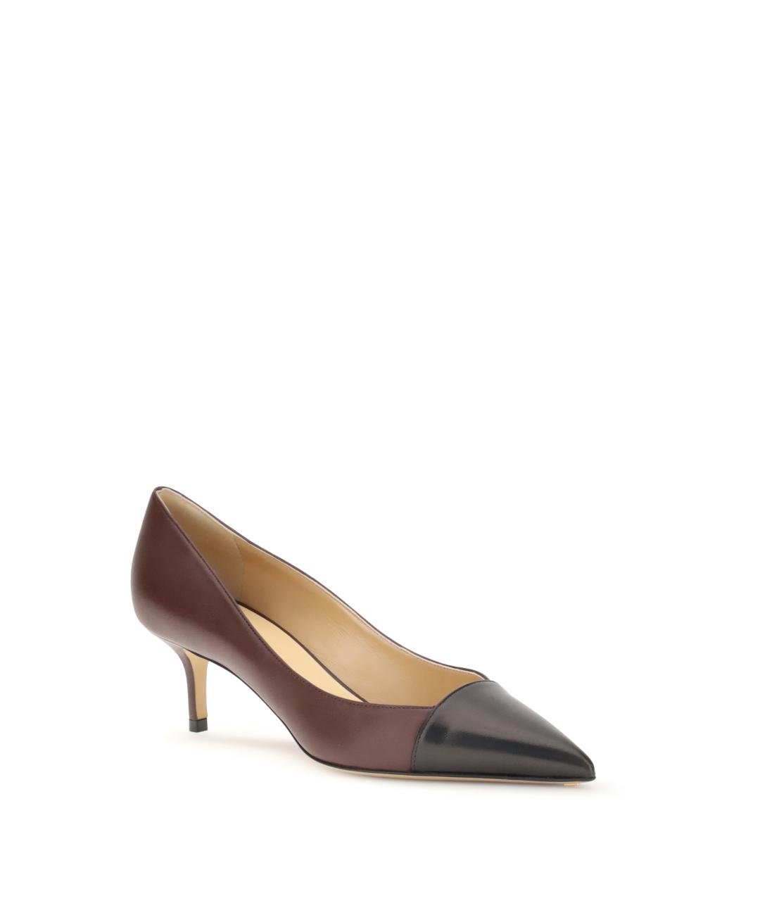 FRANCESCO RUSSO Бордовые кожаные туфли, фото 2