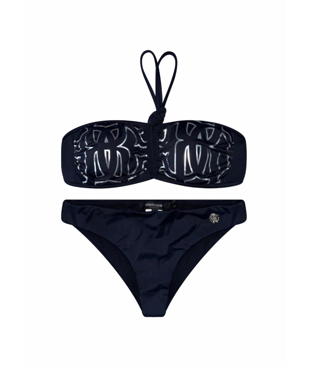 ROBERTO CAVALLI Черный полиамидовый купальник, фото 1