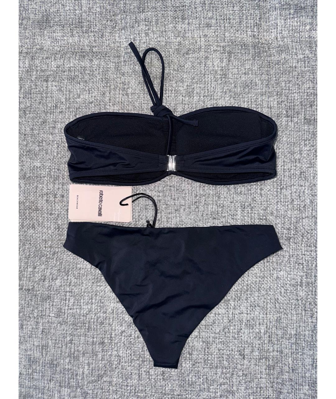 ROBERTO CAVALLI Черный полиамидовый купальник, фото 3