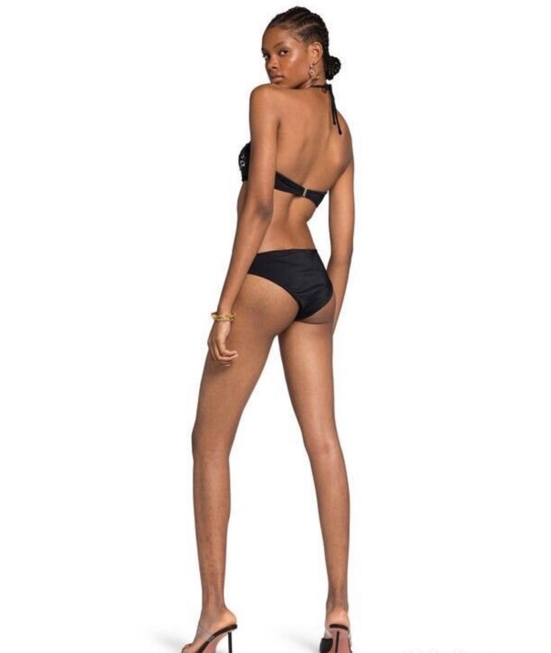 ROBERTO CAVALLI Черный полиамидовый купальник, фото 7