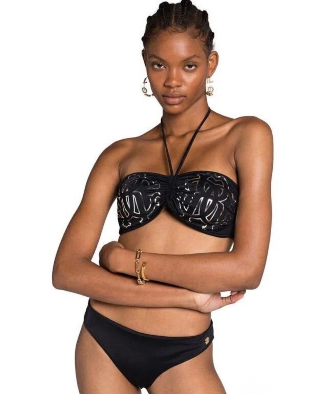 ROBERTO CAVALLI Черный полиамидовый купальник, фото 5