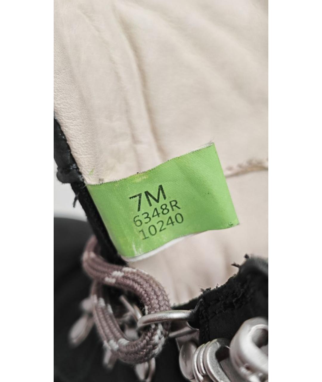 TIMBERLAND Черные нубуковые высокие ботинки, фото 7