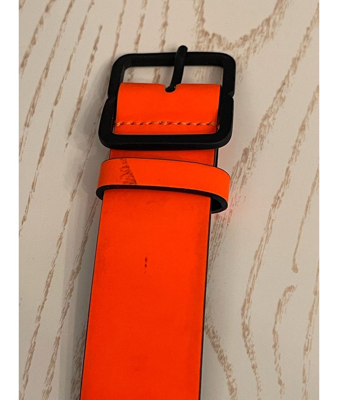 DSQUARED2 Оранжевый кожаный ремень, фото 5