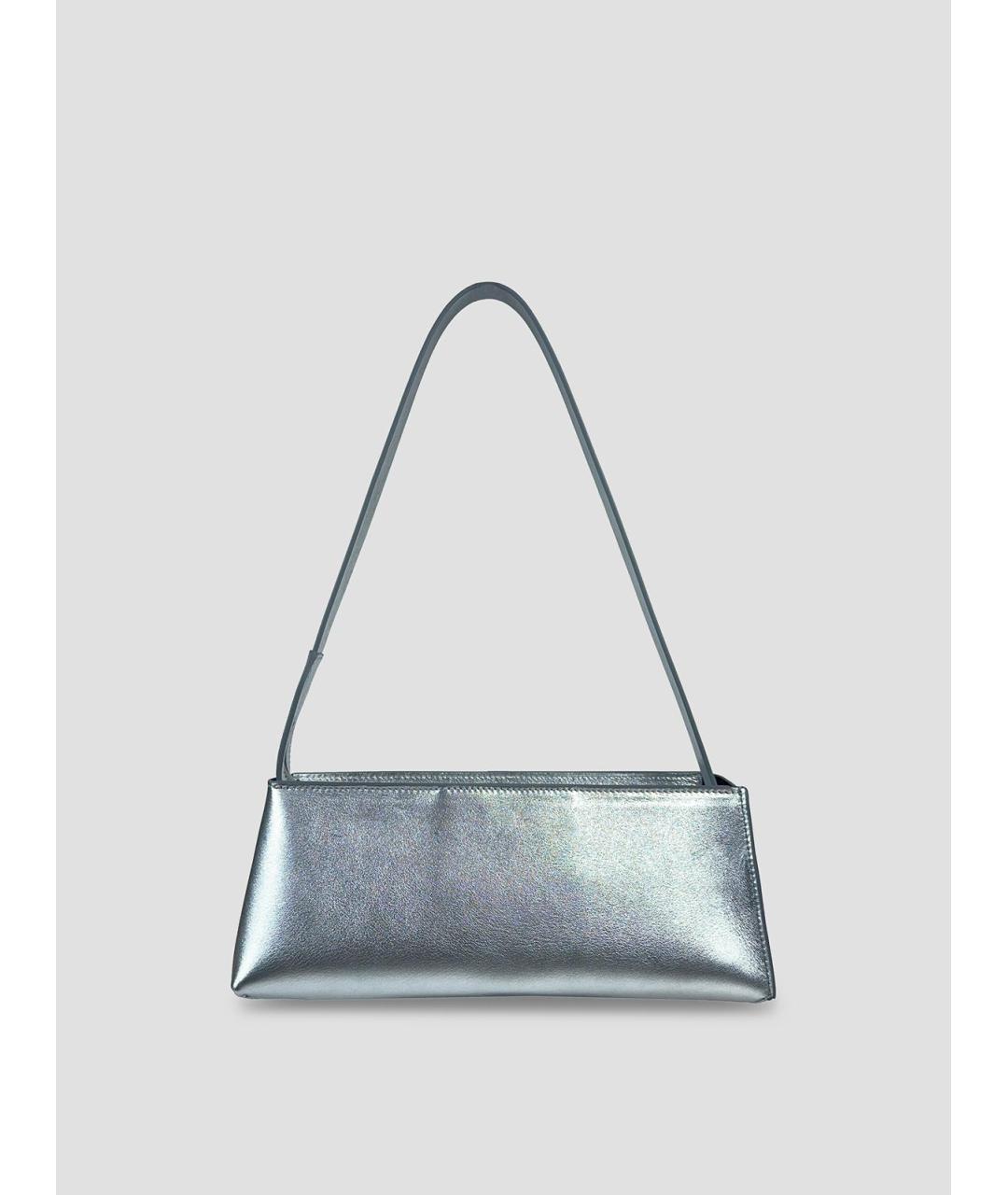 MARNI Серебряная кожаная сумка через плечо, фото 3