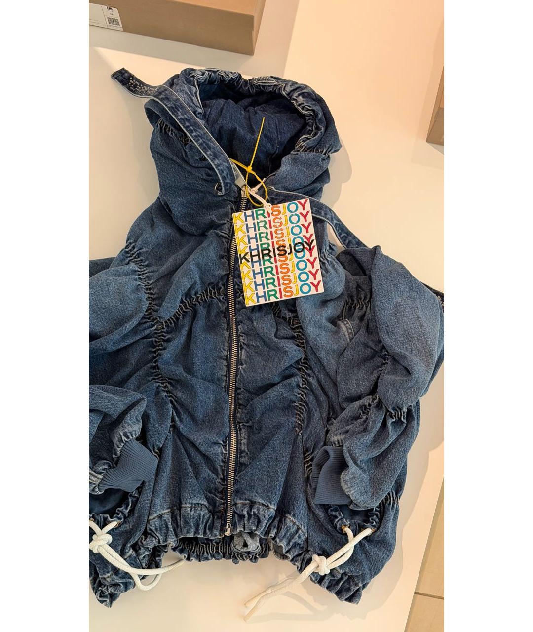 KHRISJOY Синяя деним куртка, фото 5