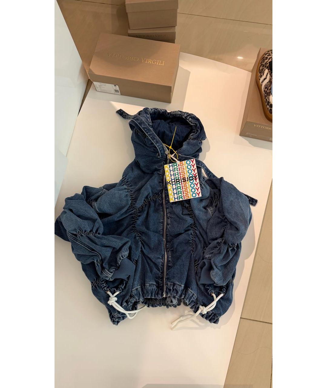 KHRISJOY Синяя деним куртка, фото 6