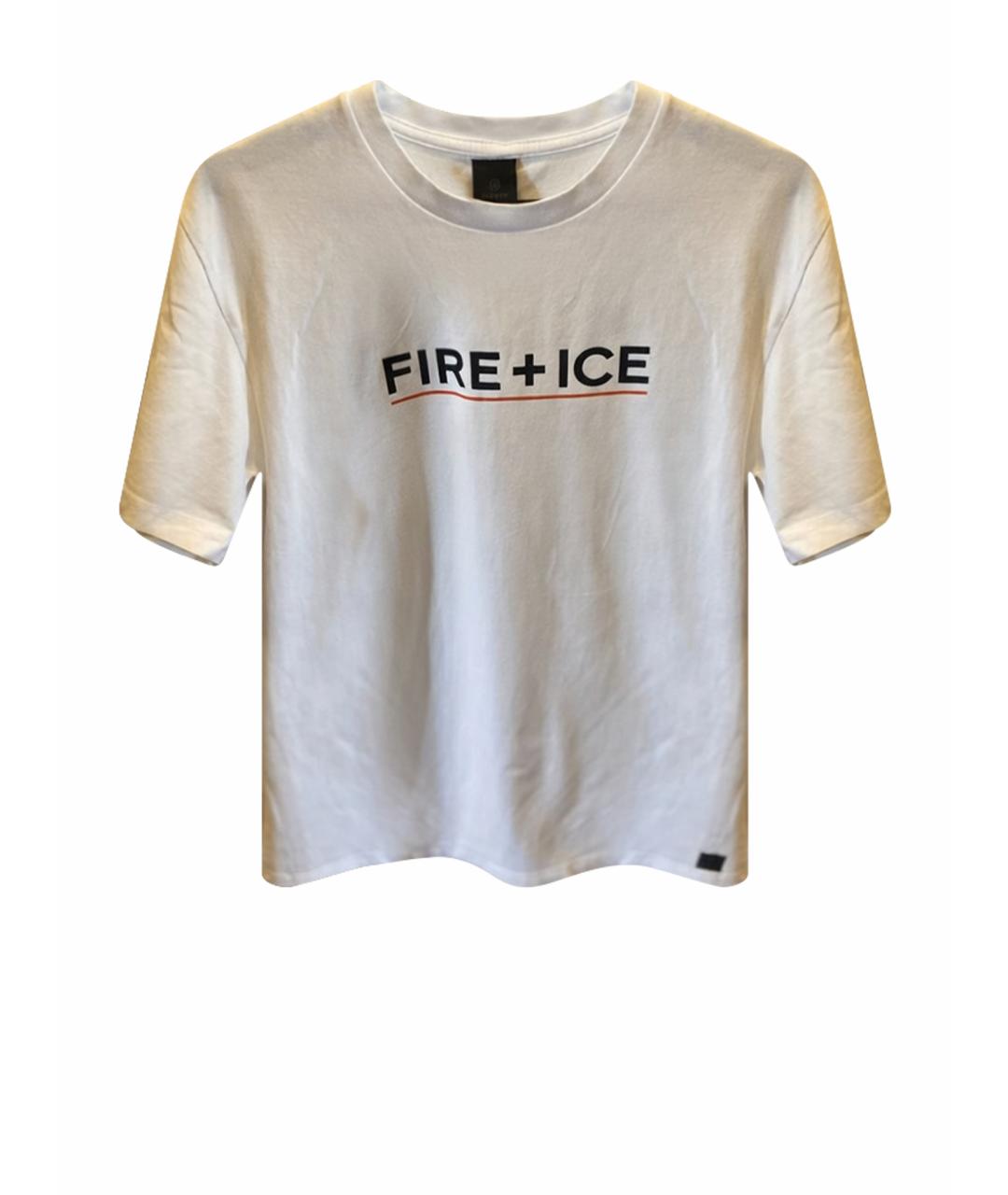 BOGNER Белая хлопко-эластановая футболка, фото 1