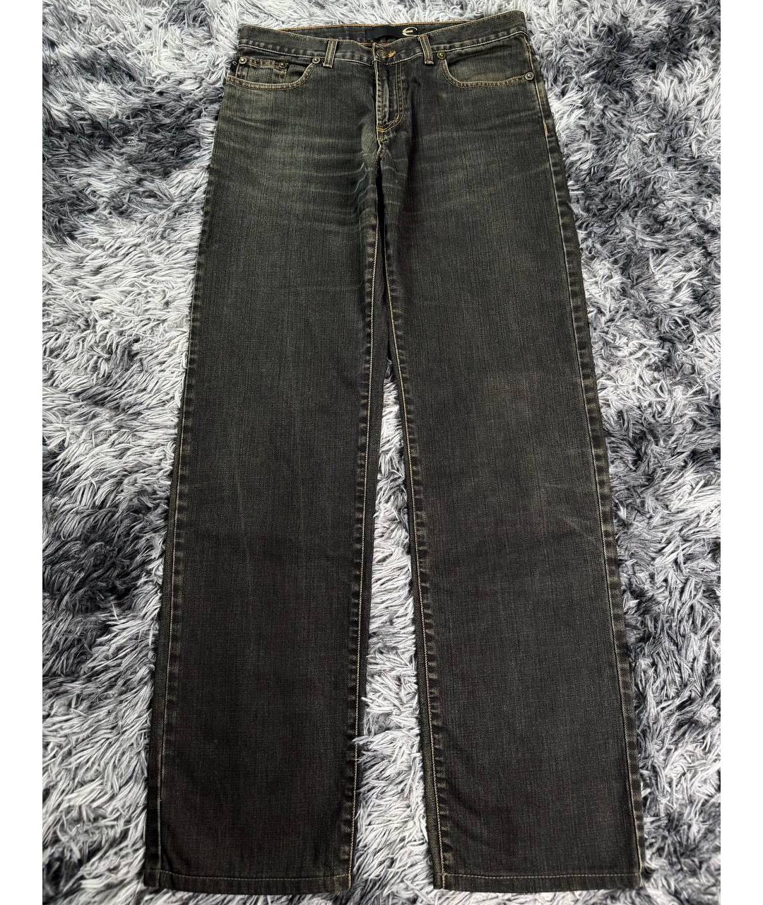 JUST CAVALLI Черные хлопковые джинсы, фото 6