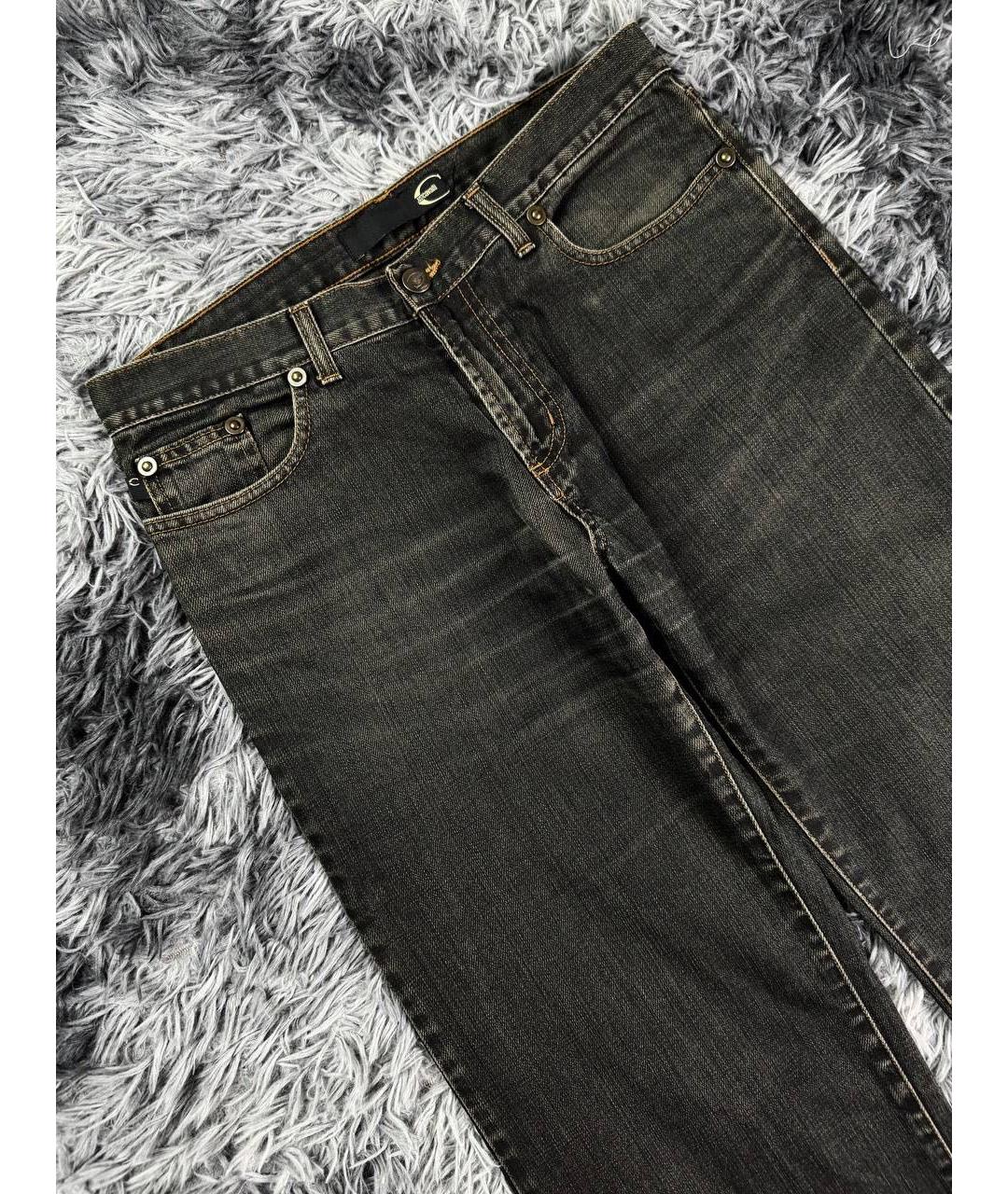 JUST CAVALLI Черные хлопковые джинсы, фото 5