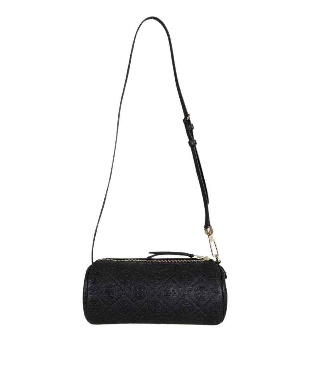 TORY BURCH Черная кожаная сумка через плечо, фото 1