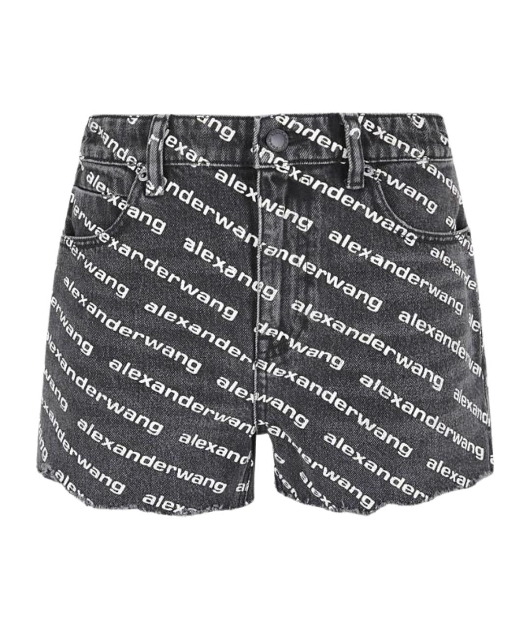 ALEXANDER WANG Серые хлопковые шорты, фото 1