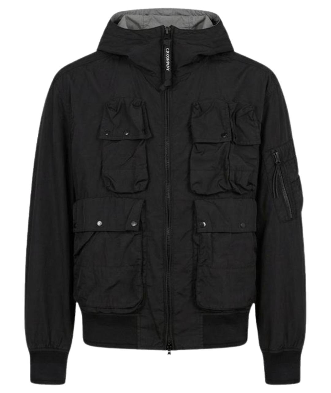 CP COMPANY Черная полиамидовая куртка, фото 1