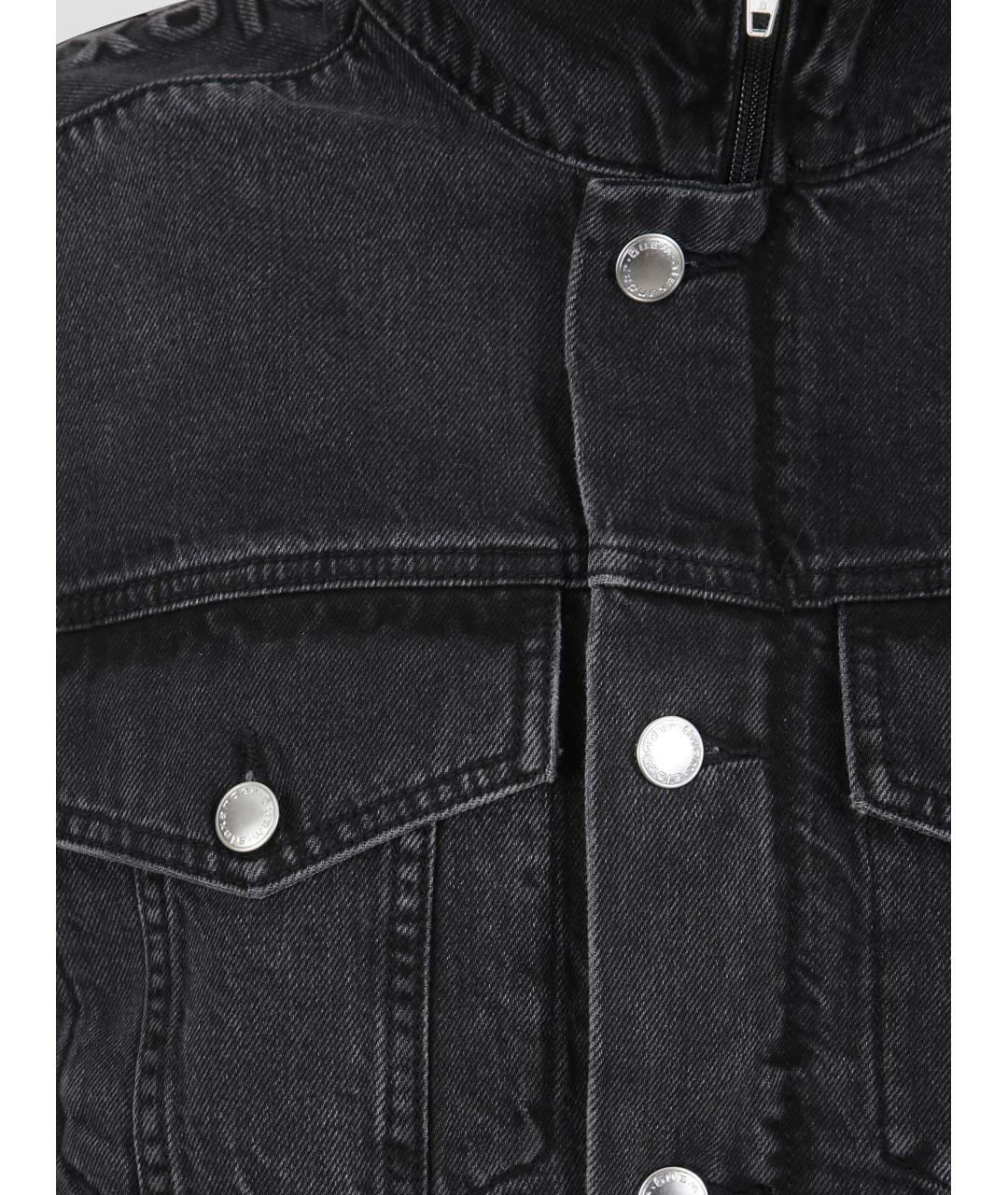 ALEXANDER WANG Серая хлопковая куртка, фото 3