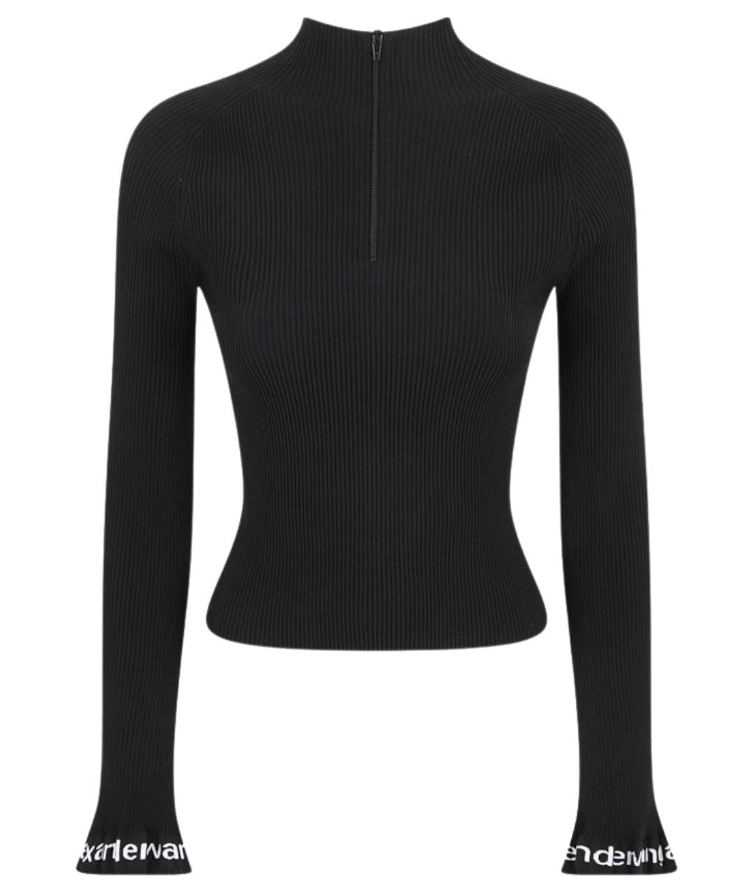 ALEXANDER WANG Черный полиамидовый джемпер / свитер, фото 1