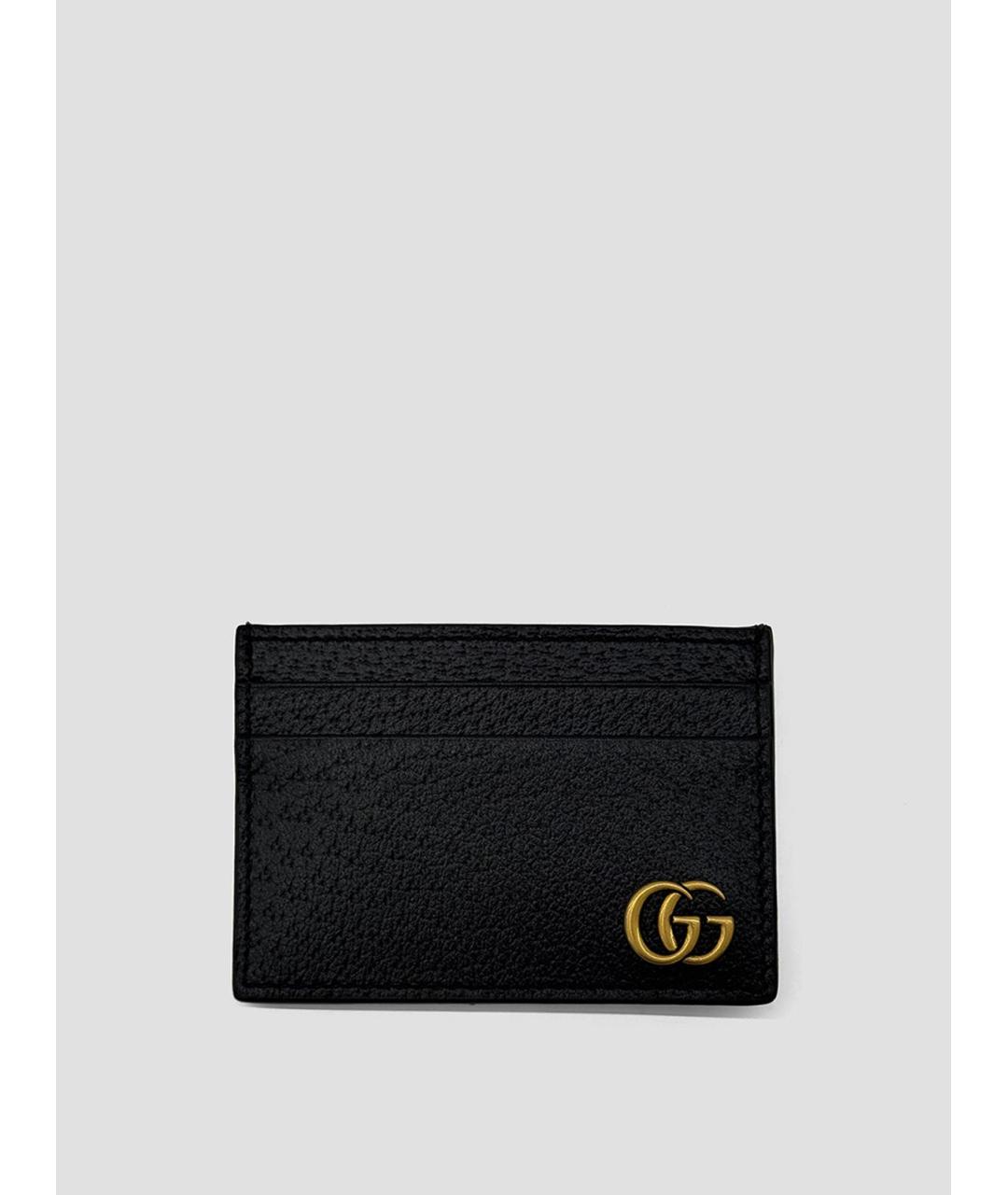 GUCCI Черный кожаный кардхолдер, фото 3