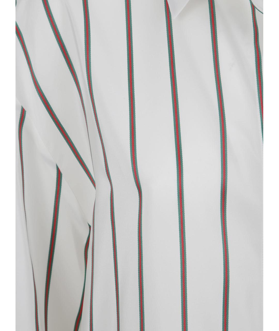 GUCCI Белая шелковая рубашка, фото 3