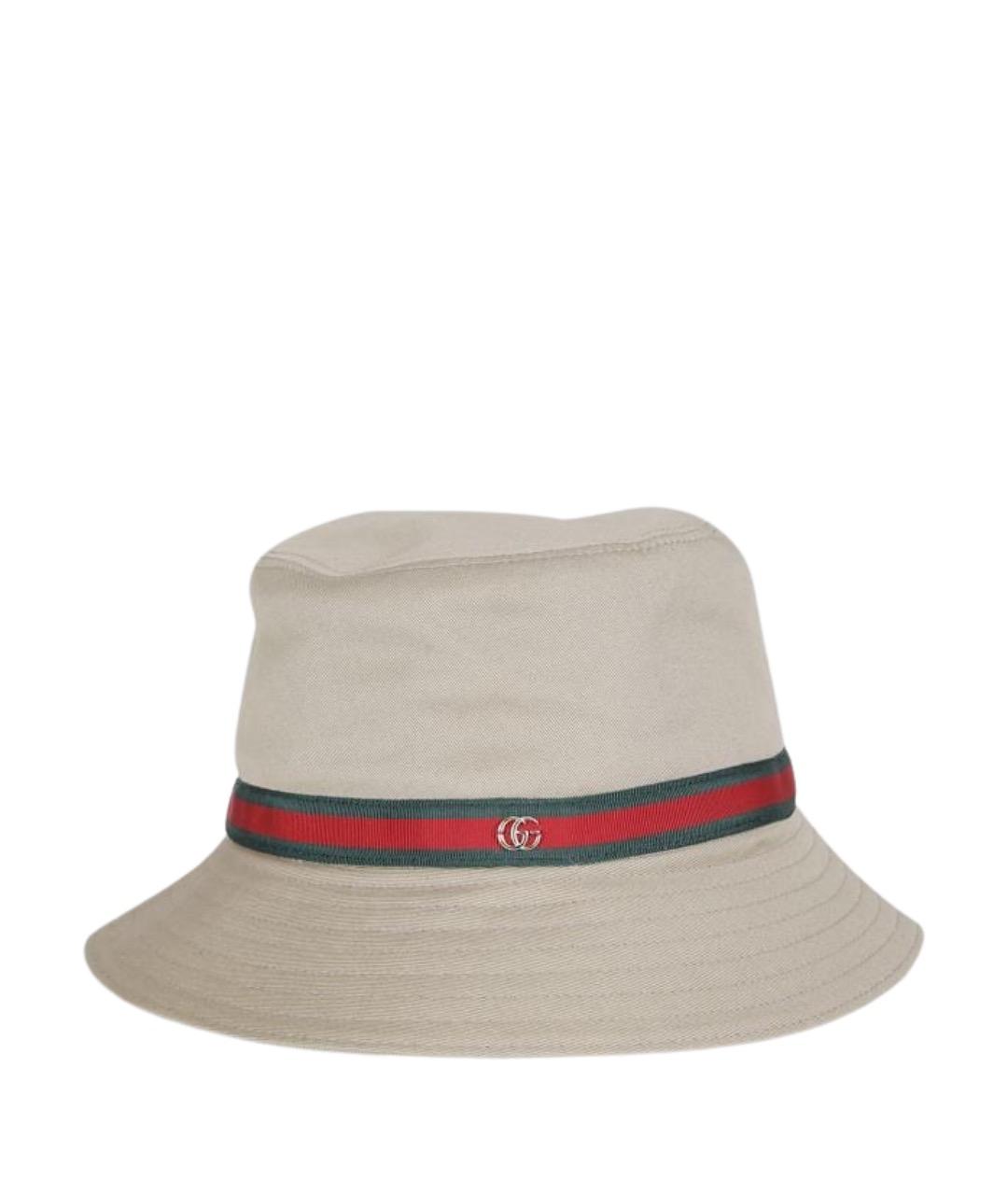 GUCCI Бежевая панама, фото 1