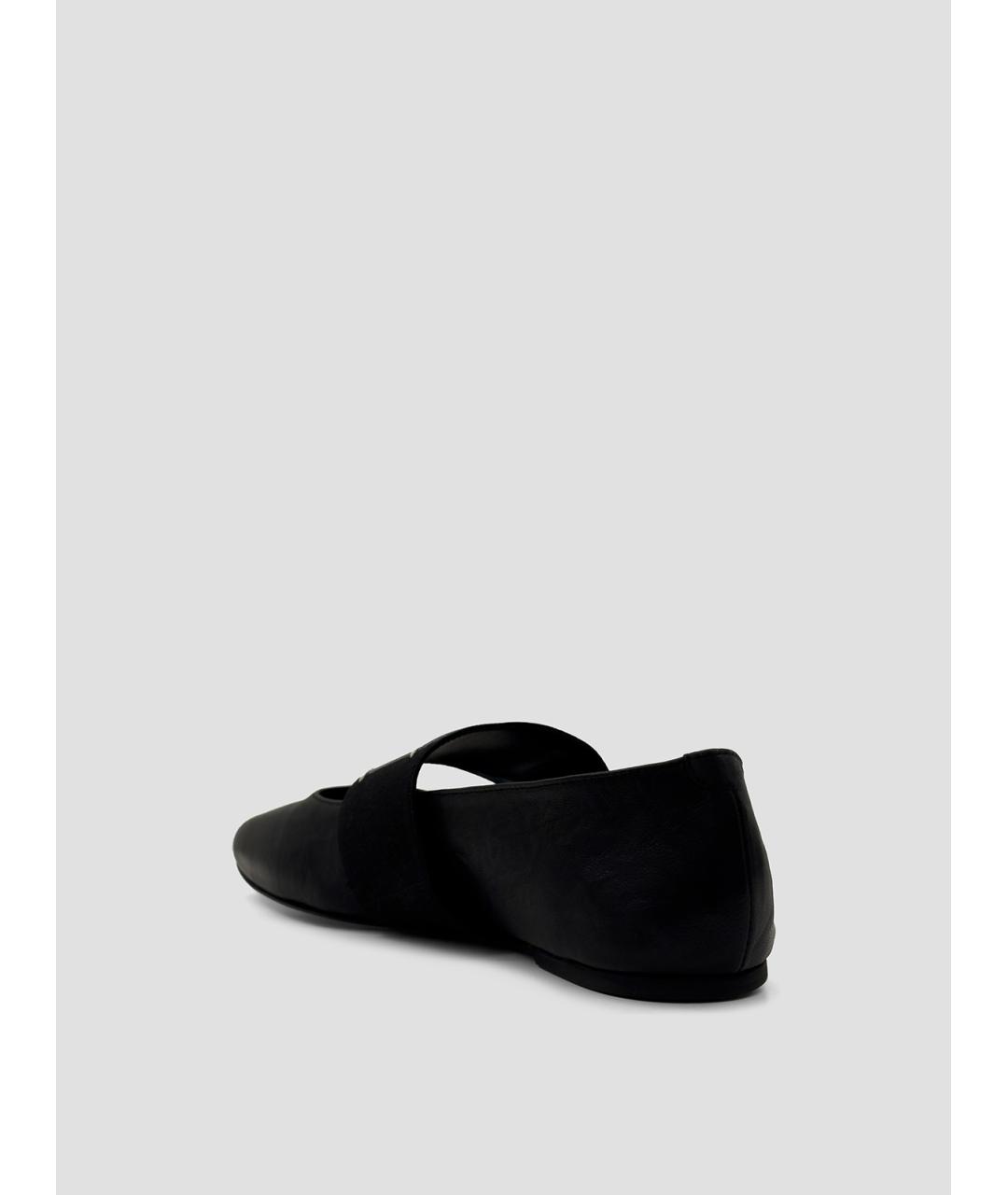 GIVENCHY Черные кожаные балетки, фото 3