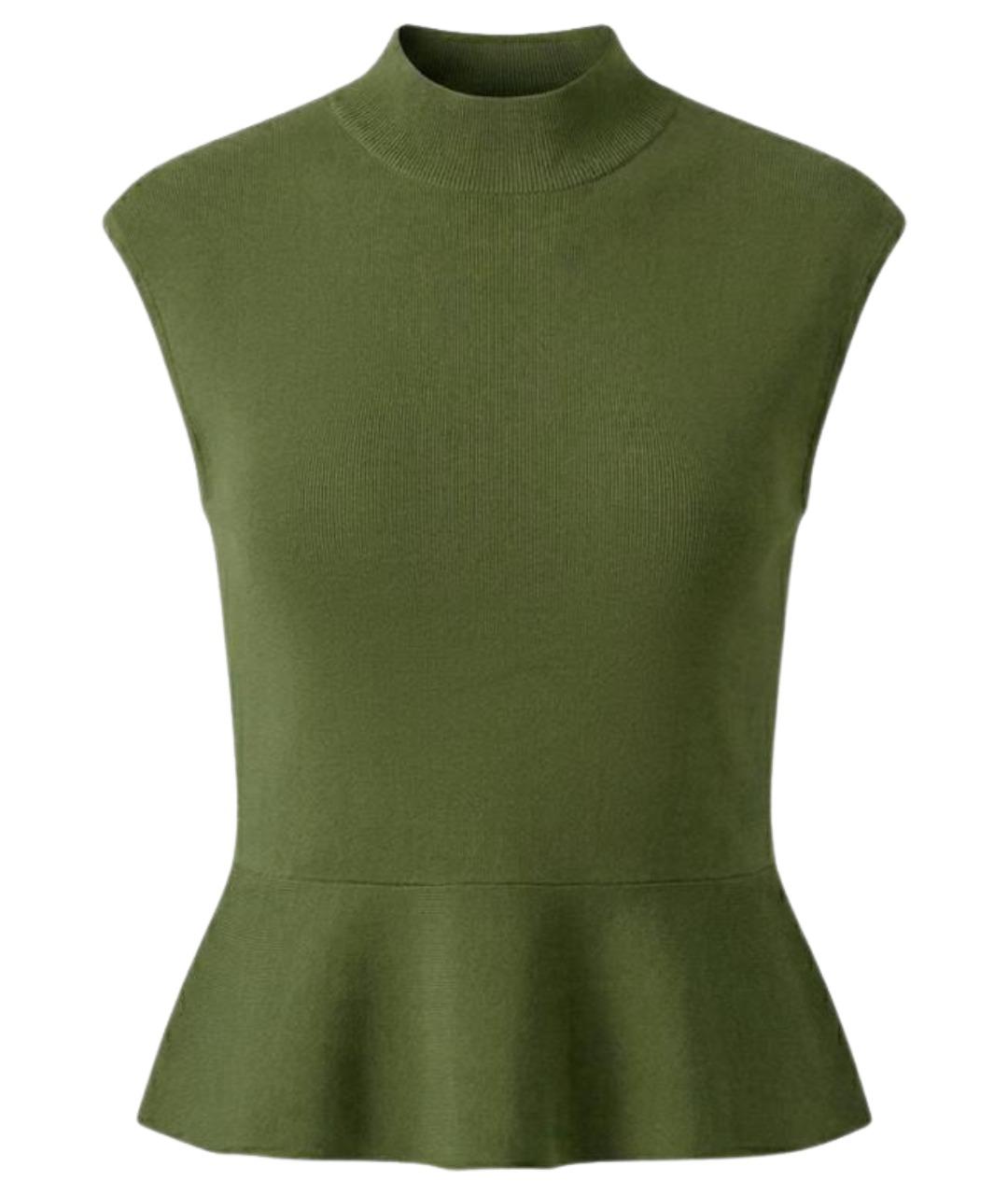 KHAITE Зеленый вискозный джемпер / свитер, фото 1