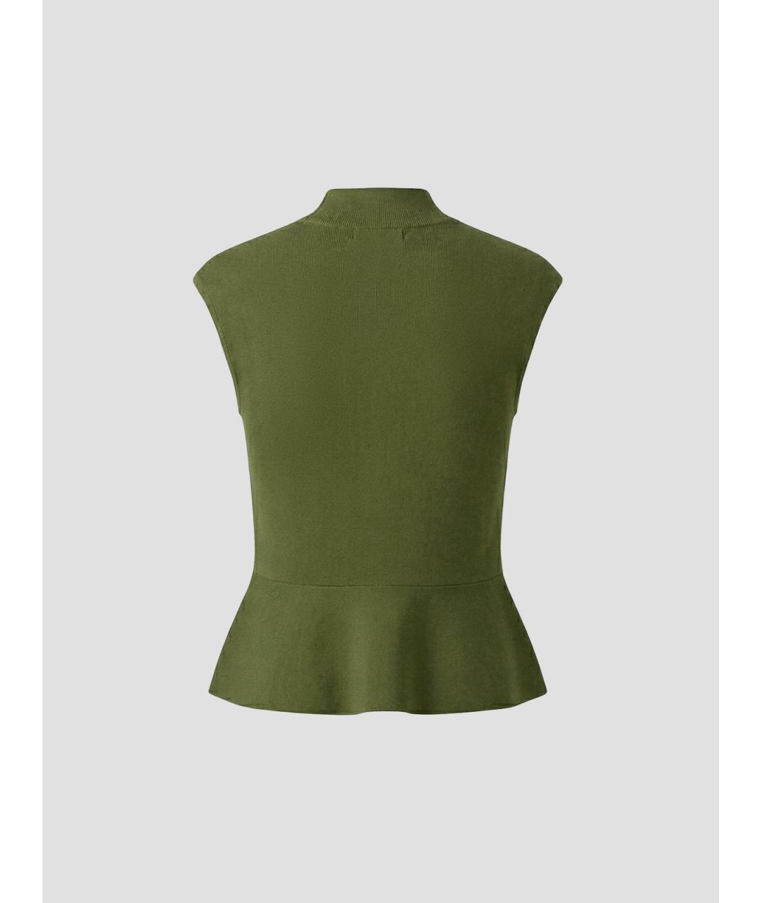 KHAITE Зеленый вискозный джемпер / свитер, фото 2