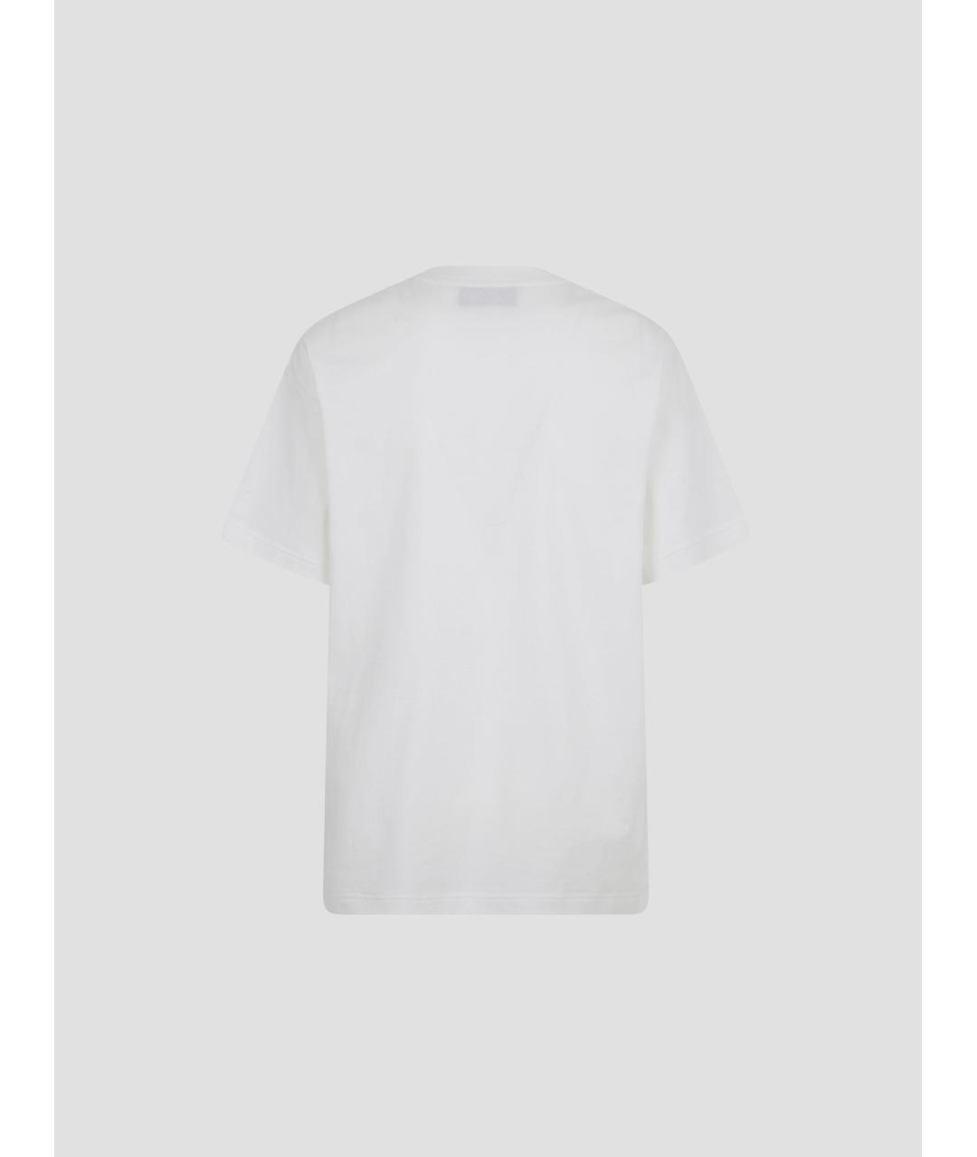 GUCCI Белая хлопковая футболка, фото 2
