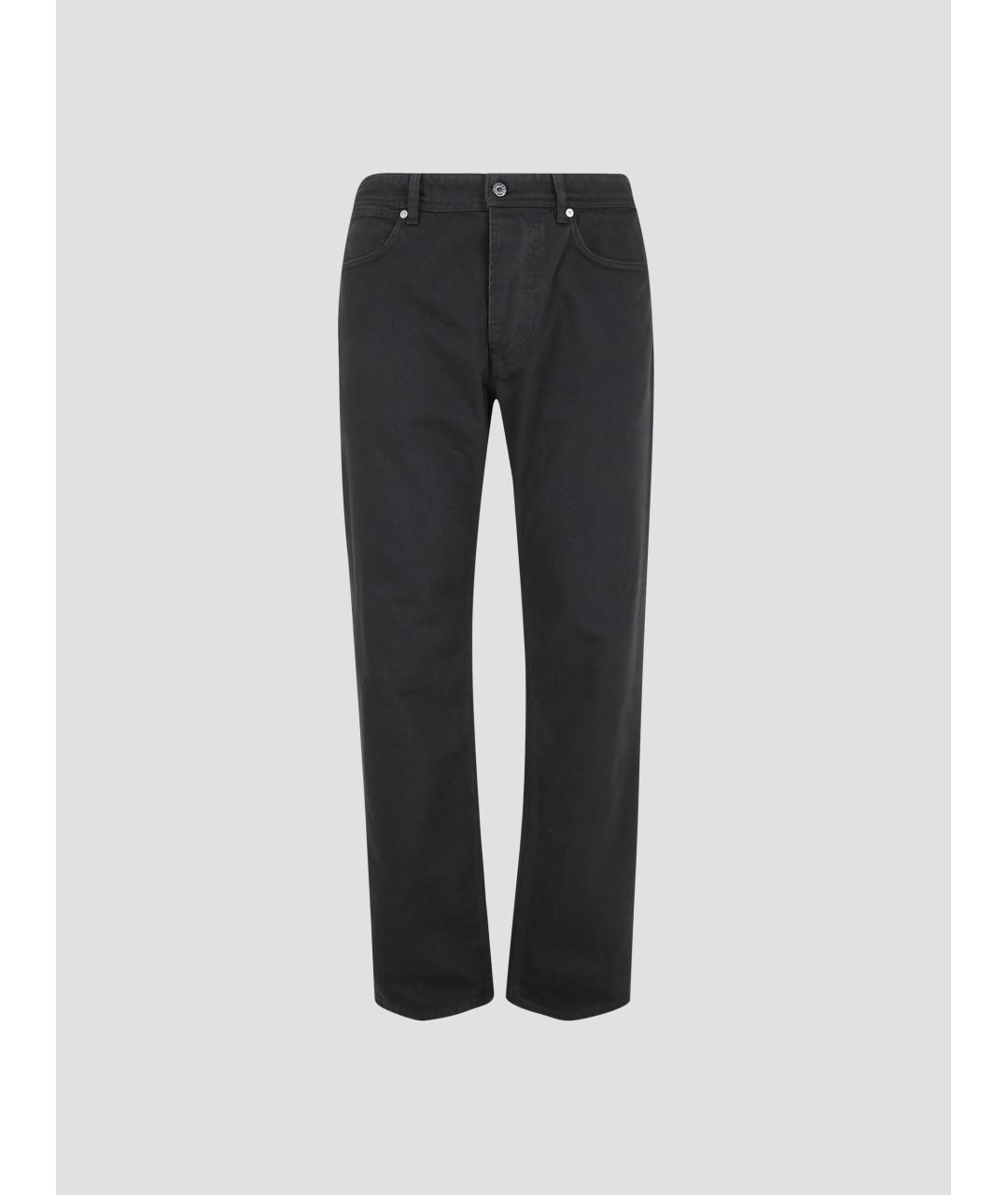 STONE ISLAND Черные прямые джинсы, фото 4