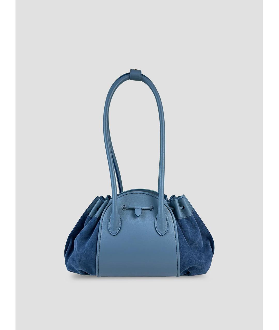 MARNI Синяя замшевая сумка тоут, фото 3