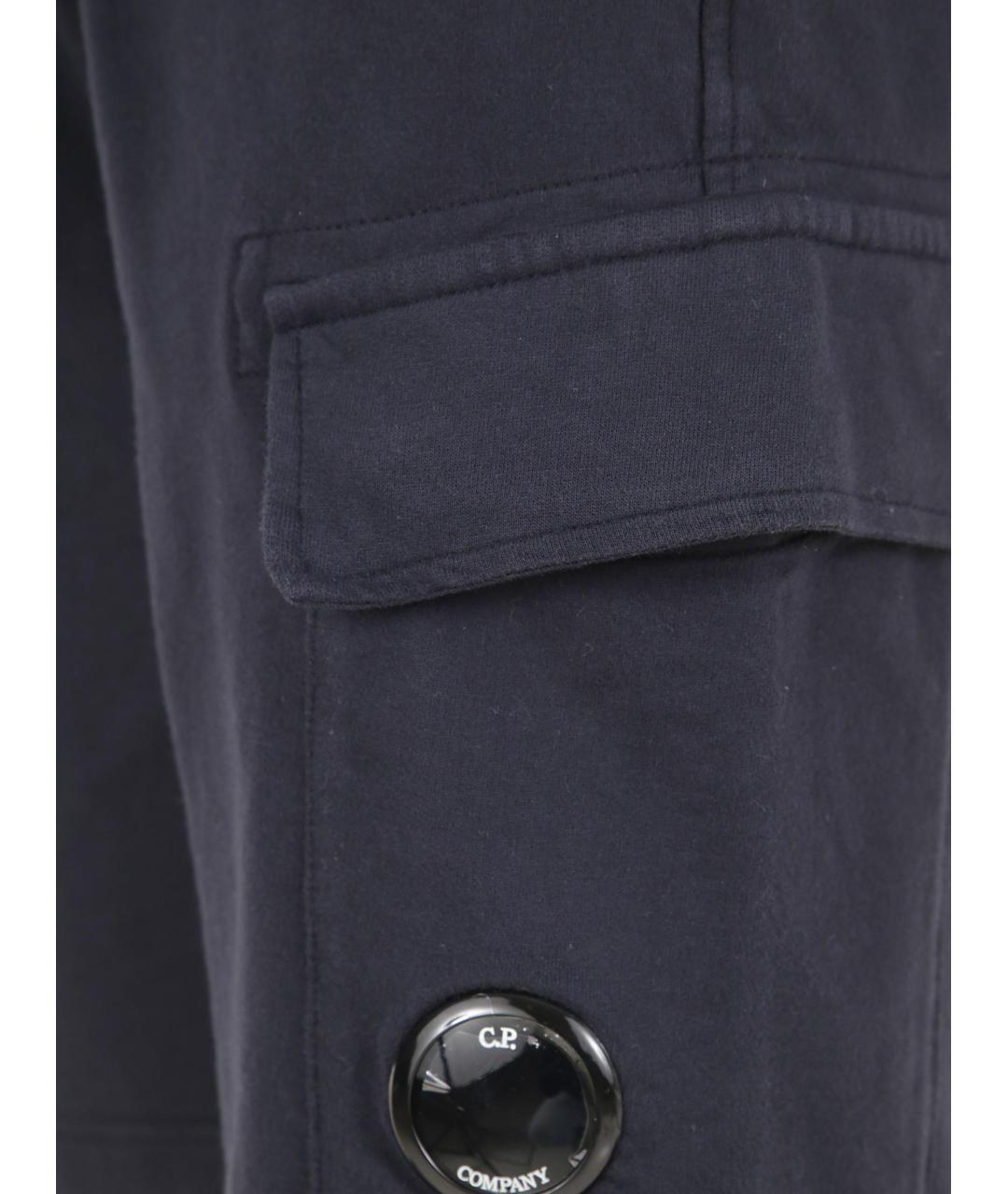 CP COMPANY Темно-синие хлопковые шорты, фото 3