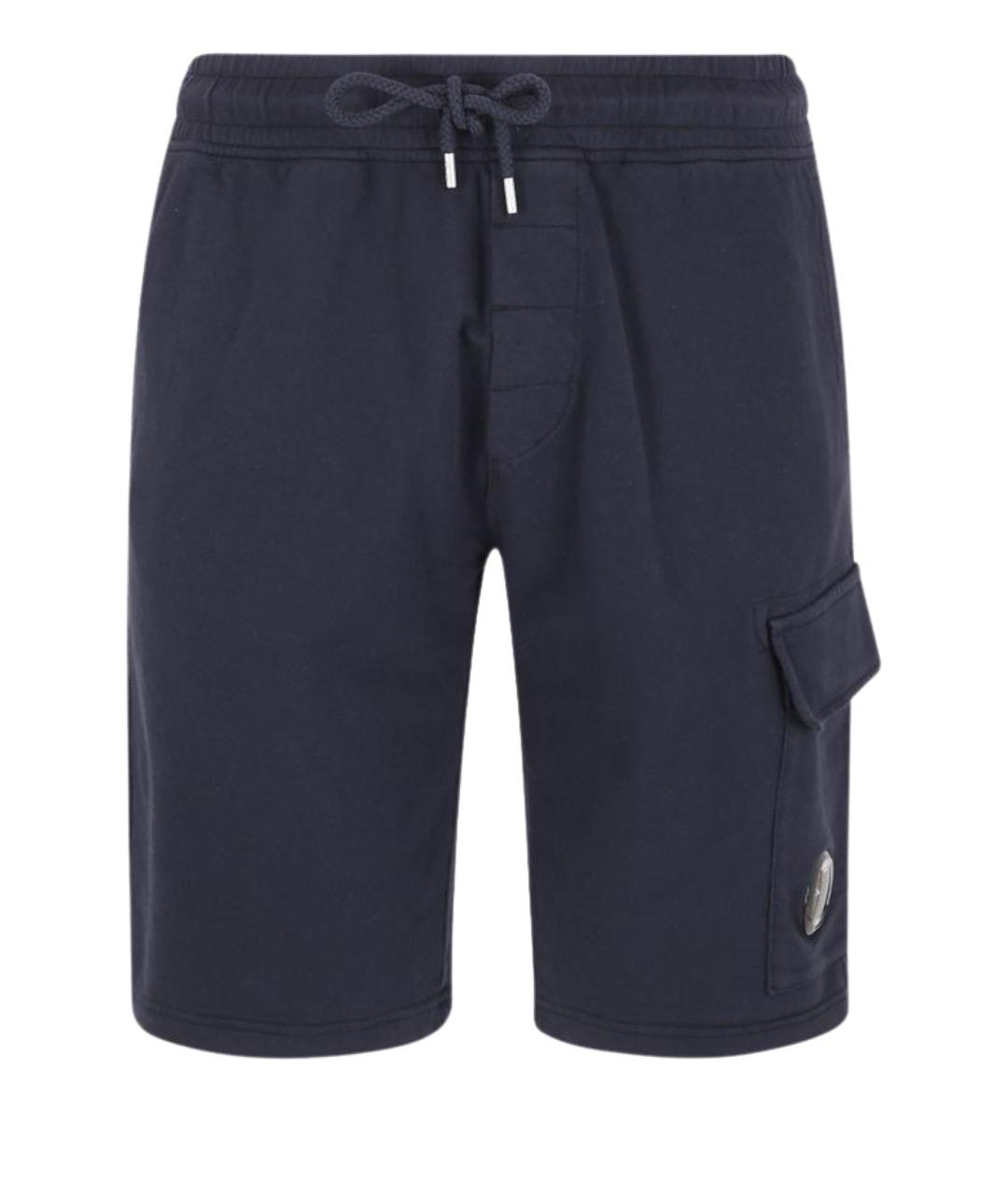 CP COMPANY Темно-синие хлопковые шорты, фото 1