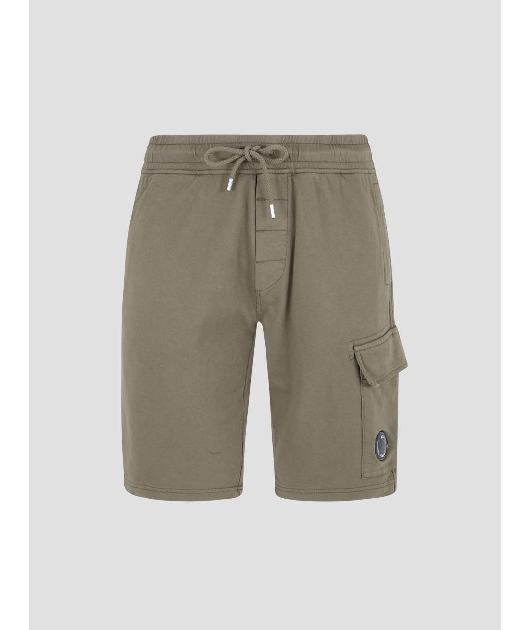 CP COMPANY Зеленые хлопковые шорты, фото 4