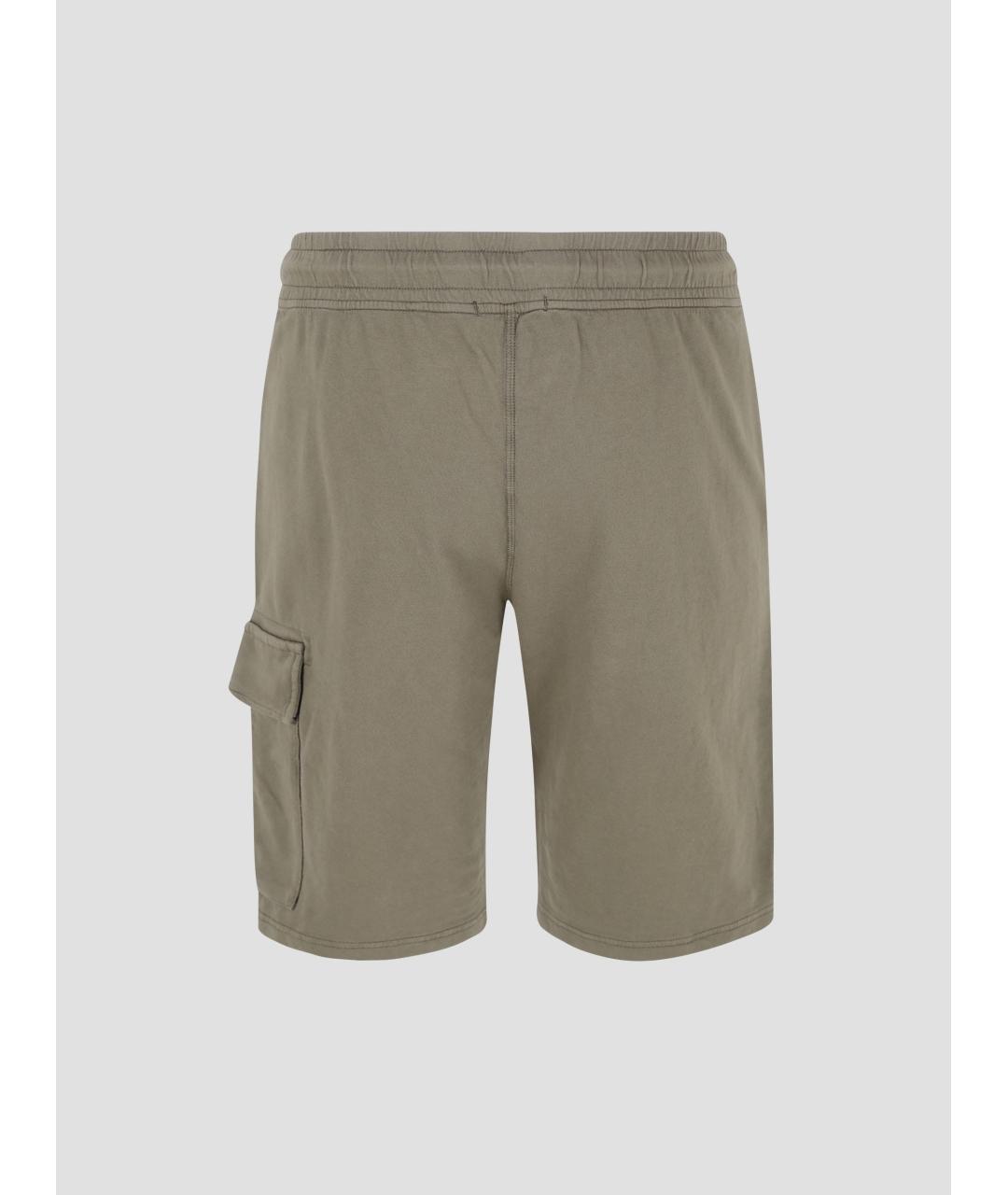 CP COMPANY Зеленые хлопковые шорты, фото 2