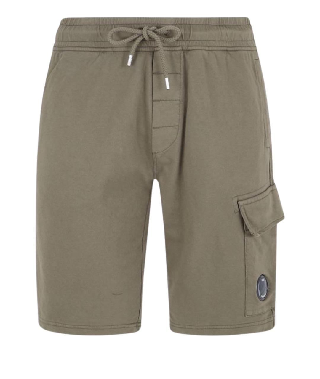 CP COMPANY Зеленые хлопковые шорты, фото 1