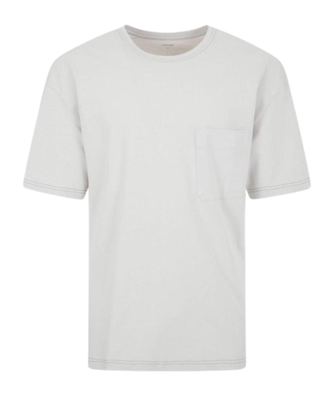 LEMAIRE Белая хлопковая футболка, фото 1