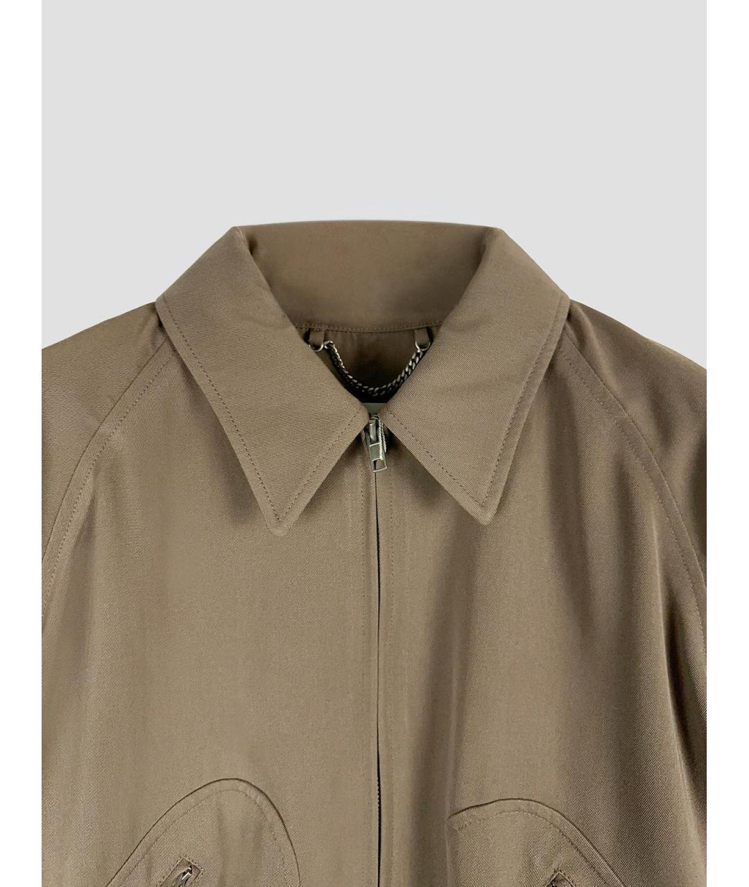 MAISON MARGIELA Бежевая шерстяная куртка, фото 3